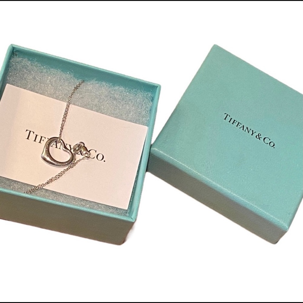 Tiffany & Co Elsa Peretti Open Heart Pendant EUC